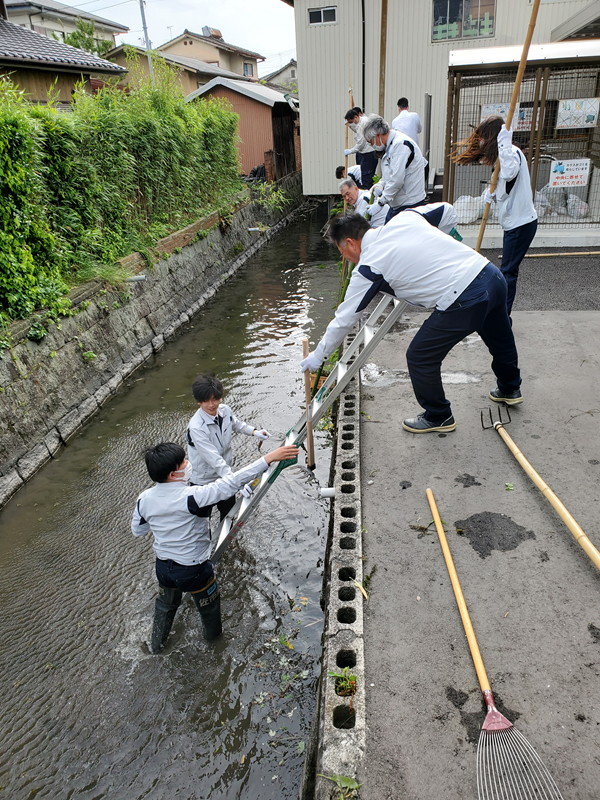 川を愛する週間 河川清掃活動を行いました