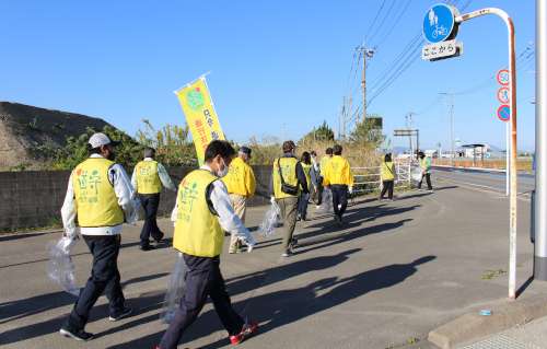 有明沿岸道路　清掃活動